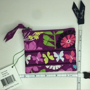 Vera Bradley Coin Purse in Flutterby